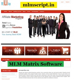 MLM Matrix Software - Matrix MLM Plan Software - MLM Business Plan Software